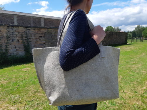Sac cabas Géochanvre 100% chanvre 100%Made in France